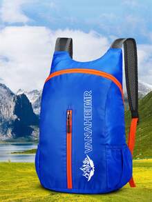 Ultra-Lightweight Packable Foldable Backpack Daypack - Water-Resistant Quick-Dry Foldable Hiking & Travel Pack For Men, Women & Teens; Packable Travel Daypack With Phone Pocket, Anti-Theft Zipper Pocket, Key Clip, Bottle Sleeve, Compression Straps & Reflective Strip; Ultralight Ripstop Nylon Rucksack That Packs Into Pouch - Ideal For Camping, Trekking, Commuting, School, Gym, Beach, Festivals & Emergency Use