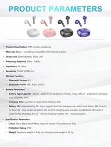 JBL T280TWS X2 无线蓝牙 5.3 耳机 - 半入耳式运动耳塞，具有降噪功能，IPX4 防水防汗，适合健身房/跑步，Type-C 快速充电 - 黑色 - 查看 8