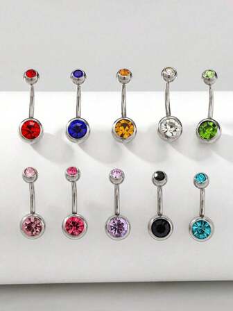 Navel Perforation Ring, Made Of No. 14 Medical Steel