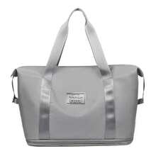 1 Expandable Large Capacity Travel Bag, Men's And Women's Dry Wet Separation Sports Fitness Bag, Handbag, Lightweight Storage Bag, Waterproof Luggage Bag Bag For School School Accessories School Stuff