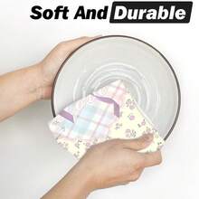 Conjunto de 2/4 peças, panos de prato, estampa de bolinhas em formato de coração, toalhas modernas de microfibra superabsorventes, panos de prato para cozinhar e assar, panos de prato, toalhas de limpeza, toalhas de mão, supermacios e altamente absorventes, decoração de cozinha, presentes para vizinhos, presentes para a mãe, presentes de aniversário, presentes de inauguração para amigos, itens essenciais de cozinha, necessidades diárias