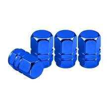 4pcs Aluminum Tire Valve Caps - Corrosion Resistant, Fits Cars, Trucks, Motorcycles & Bikes