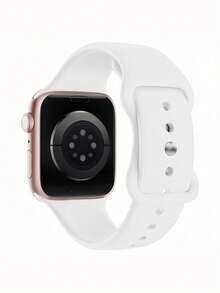 Set de 6 pulseras para Apple Watch (para mujeres), de material de silicona, con un diseño elegante, ligero y de moda, correa de reloj de silicona vívida, compatible con Apple Watch en tallas 44mm/45mm/46mm/49mm/42mm/40mm/38mm/41mm, adecuado para las series Ultra 10/9/8/SE/7/6/5/4/3/2/1, con un estilo minimalista y de lujo, fresco y transparente para el verano, accesorio de Apple Watch - 42/44/45/46/49 mm - Ver 16