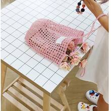 1mm Iridescent Metallic Thread - 550m/1804.46ft Spool, Suitable For DIY Crochet, Lace And Home Decor | Options: Burgundy, Pink, Yellow, Bags, Christmas Decorations, Yarn - Multicolor - View 7