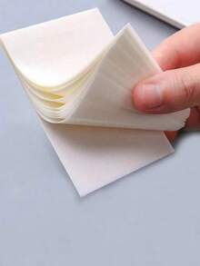 Kolorowe, przezroczyste karteczki samoprzylepne, wielokrotnego użytku, samoprzylepne notesy z korektorem, wodoodporny i przenośny, przezroczysty notes PET do robienia notatek i widoczności treści, materiały do klasy, zakreślacze, artykuły papiernicze, sezon powrotu do szkoły, odpowiednie dla uczniów i artykułów biurowych, najlepszy wybór na prezenty