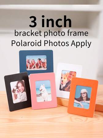 3-Inch Cardboard Photo Frame Stand, Minimalist Ins-Style Desktop Display Holder For Instant Photos, Cardboard Stand For Birthday, Anniversary Decoration