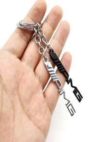 Metal Car Key Ring Creative Pendant KeyChain For Mercedes Benz W205 W204 W203 W212 GLC CLA GLA AMG C180 C200 C300 C63 Coupe C43