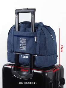 新款时尚户外折叠旅行行李收纳袋，大容量便携式收纳袋（可挂在行李箱手柄上），多功能收纳盒配件。 - 彩色 - 查看 14