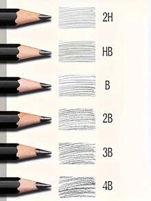 专业素描铅笔套装，便携式户外艺术绘画工具套装，适用于素描、绘画、阴影，是送给艺术家、学生和初学者画家的最佳礼物 - A - 查看 9