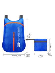 Ultra-Lightweight Packable Foldable Backpack Daypack - Water-Resistant Quick-Dry Foldable Hiking & Travel Pack For Men, Women & Teens; Packable Travel Daypack With Phone Pocket, Anti-Theft Zipper Pocket, Key Clip, Bottle Sleeve, Compression Straps & Reflective Strip; Ultralight Ripstop Nylon Rucksack That Packs Into Pouch - Ideal For Camping, Trekking, Commuting, School, Gym, Beach, Festivals & Emergency Use