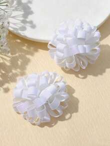 2 Stücke/Packung Haarklammern mit Hortensienblüten für Mädchen, geeignet für den täglichen Gebrauch