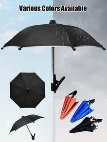 Parasol z zaciskiem na telefon 1 szt./2 szt., wodoodporny parasol przeciwsłoneczny do użytku na zewnątrz z uchwytem na telefon, mini parasol z filtrem UV na lekki deszcz, uniwersalna osłona przeciwsłoneczna do telefonu, zewnętrzna osłona przeciwsłoneczna z powłoką antyrefleksyjną do telefonu, niezbędne akcesoria podróżne, artykuły szkolne, artykuły na wakacje, kemping, niezbędne akcesoria wakacyjne