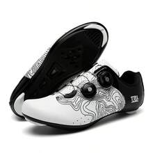 Sapatos de Ciclismo Profissional Masculino, Sapatos de Bicicleta de Estrada para Esportes ao Ar Livre, Confortáveis e Duráveis, Antiderrapantes e Resistentes ao Desgaste, Adequados para Ciclismo, Academia e Outras Atividades ao Ar Livre