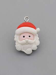 5/10/30pcs Christmas Cute DIY Craft Pendant, Suitable For Making Earrings, Bracelets, Necklaces, Phone Chains, Keychains And More Scenarios