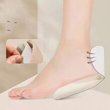 2 piezas Pegatina para talón y almohadilla para talón Dos en uno Suave antideslizante y antisgaste Pegatina para talón de mujer Almohadilla de media talla Adecuada para zapatos sueltos, y la almohadilla para talón puede ser adecuada para hombres/mujeres con zapatos demasiado grandes. Se utiliza como material de relleno para mejorar el ajuste y la comodidad de los zapatos, evitar el deslizamiento y las ampollas en el talón. Se puede cortar libremente.