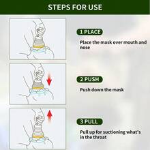 'Heimlich Hero 8-Second Choking Relief: Portable Vacuum Airway Clearer That Requires No Special Skills-A Must-Have For Cars, Homes, Schools, And Camping! (Warning Yellow)' - Màu vàng - Xem 9