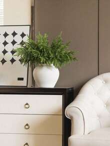 24 Pezzi di rami artificiali di pino di Norfolk, rami di pino finti per vasi, decorazioni natalizie finte, rametti finti per ghirlande, corone, alberi, decorazioni natalizie fai-da-te per autunno/inverno, decorazioni per la casa, decorazioni per la stanza, decorazioni da tavolo, San Valentino, regali, compleanni, lauree