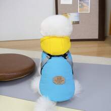 25mm Regenbogen Baumwoll-Geschirr Weste, Haustier Baumwoll-Weste, Hundemode, Neue Katzenkleidung, Tierbekleidung, Verstärkte Blumen-Hundemantel, Kleine Hundemode, Herbst/Winter Neu, Verstärkte Weste, Britischer Stil Weste, Gepolsterter Mantel