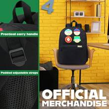 SOUTH PARK Backpack Travel Rucksack Gym Work Bag Stan Kenny Eric Daypack University School Funny Gift - one-size - View 4