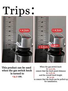 10个装，尺寸为2.4*1.6英寸。请务必参考图片中的小图和大图的实际尺寸。燃气灶旋钮保护套，灶台旋钮套，通用燃气灶旋钮保护套，儿童灶台旋钮保护套。