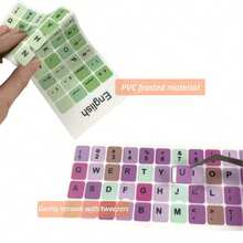 English Keyboard Sticker Replacement English Keyboards Letters Stickers With Macaron Color For Computer Laptop Keyboard Stickers Computer Cute Sticker Laptop