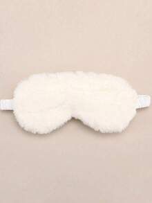 10/3/1 Piece Black/Cute Pink Satin Fluffy Soft Eye Mask, Made Of Soft Flannel And Polyester Fabric, Good Blackout Effect, Suitable For Home, Sleep, Travel, Relaxation, Healthy Sleep - Multicolor - View 5