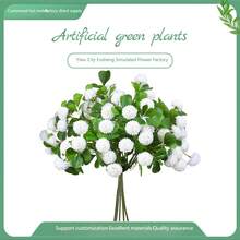 Fake Flowers With Stems Realistic Natural Artificial Chrysanthemums Flowers For Vase Home Porch Garden Yard And More - White - View 5