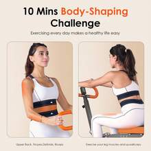 Dlandhome Squat Assist Trainer For Hip And Leg Exercises, 5-Position Adjustable Seat Cushion, Upgraded Version Enhanced Resistance,Squat Exercise Equipment For Home Gym Fitness - 橘色 - 查看 3