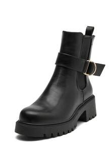 RevReaL Fashionable And Personalized Short Boots - Black - View 3