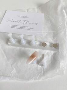 Soporte para práctica de arte de uñas con punta larga de acrílico y cristales, decoración de uñas vintage de flores de resina y cristal, uso en casa y salón, adecuado para madres, hermanas, esposas, amantes, bodas