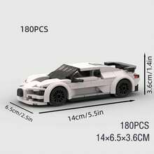 MIKEMENG Gray/Black Racing Car Building Blocks Set, STEM Creative Puzzle Toy For Kids, DIY Car Model Kit For Boys, Birthday/Halloween/Christmas Gift For Husband/Boyfriend, Collectible And Room Decor, Affordable Present