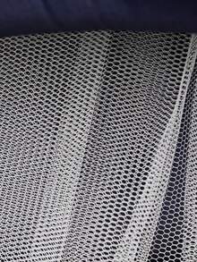 女童无袖圆领亮片蝴蝶结薄纱拖尾蓬蓬裙，优雅大方，适合婚礼和派对穿着，不含头饰 - 藏蓝色 - 查看 10