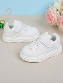 1双儿童百搭校园休闲软底运动鞋 - 白色 - 查看 5