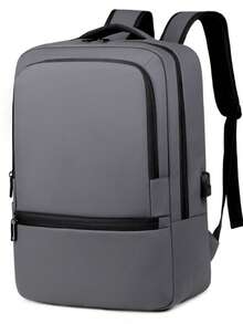 Men's Multifunctional Large Capacity Backpack, Leather-Coated Student Bag, Travel Bag, Business Commuter Nylon Backpack Large Capacity Bag Travel Bags