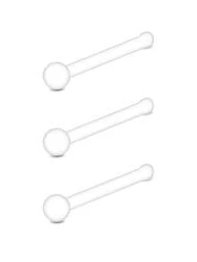 CIZME 3pcs Transparent Nose Studs, Transparent Nose Rings, Suitable For Workplace Wear, Straight, L-Shaped, Spiral UV Nose Studs, Nose Piercing Jewelry, Transparent Piercing Retainers - Clear - View 14