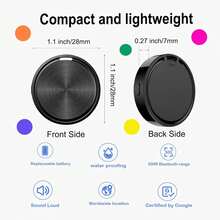 2026 Bluetooth Anti-Lost GPS Tracker Tag Compatible With "Find My Device" App (Find Center) For Android, Air Tracker Tag, Key Finder GPS Item Locator For Keys, Bags, Luggage, Wallets, Pets, Back To School Gift, Christmas - Multicolor - View 2