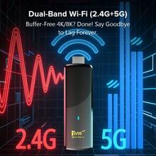 Q96 OHP Stick de TV inteligente TV98 ATV X9, sistema Android 14, chip Allwinner H313, compatible con actualización OTA, 64GB de almacenamiento, compatible con resolución 8K/4K, reproductor multimedia, WiFi 4G/5G, HDR10 y control remoto por voz - Negro - Ver 6