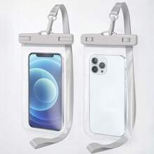 Waterproof Phone Bag Compatible With IPhone 16/15 Pro Max And Galaxy S24+/S23 7-Inch Waterproof Phone Case With Lanyard, IPX8 Beach Travel Essential, Beach Essential