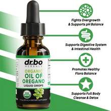 Miriyalyad Dr. Bo Organic Oil Of Oregano Liquid Drops - Immune Support, Herbal Tincture, Gut Health, Overall Health - 200 Servings & Vegan - 1 Fl O  1PCS - 1PCS - 查看 2