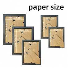 1pc/4pcs Luxury Gold Photo Frames, 3D Edge Design, 3.5x5", 4x6", 5x7", 6x8", 8x10" Options, Decor For Living Room, Bedroom, Office, Wedding, Anniversary, Christmas, Pet Memorial, Comes With Random Photo Paper (For Reference Only)