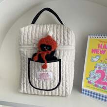 1 件装妈咪尿布袋多功能缝合挂袋一次性尿布收纳袋