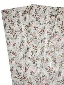 5/10/20/40pcs Thin Paper Sheets With Holly Berry Pattern, Size 20" X 14", Suitable For Gift Wrapping, Wedding, Christmas, Birthday Gifts, Bouquet Wrapping, Gift Bag Filler, Party Favor Decoration