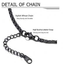 PROSTEEL Stainless Steel Shark/Octopus/Wolf Tooth Necklace For Men Women, Black/Gold/Silver Tone, Punk Rock Necklace, 22inch-24inch Adjustable, Come With Box-389426 - 02Bạch tuộc đen - Xem 7