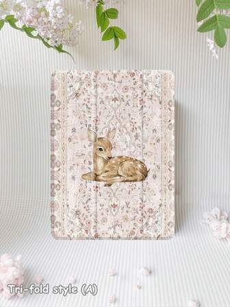 Ayotu Elk-skal kompatibelt med iPad 10,2 tum 2021/2020 iPad 9:e/8:e generationen, kompatibelt med Samsung Galaxy Tab A8 10,5 tum 2022, med pennhållare, kompatibelt med Kindle Paperwhite 11:e generationen 2021, Kindle Paperwhite 12:e generationen 2024, stöder automatiskt viloläge/väckningslock, modernt skyddande skal