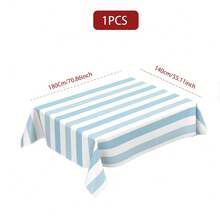 1/36 chiếc khăn trải bàn hình chữ nhật và tròn theo chủ đề Oktoberfest, sọc xanh trắng, kẻ caro, chanh, khẩu hiệu lễ hội bia, họa tiết thùng, thích hợp cho tiệc ngày lễ, họp mặt gia đình, trang trí không khí lễ hội, nhà bếp, phòng ăn, phòng khách, tiệc khách sạn - sọc xanh và trắng - Xem 14