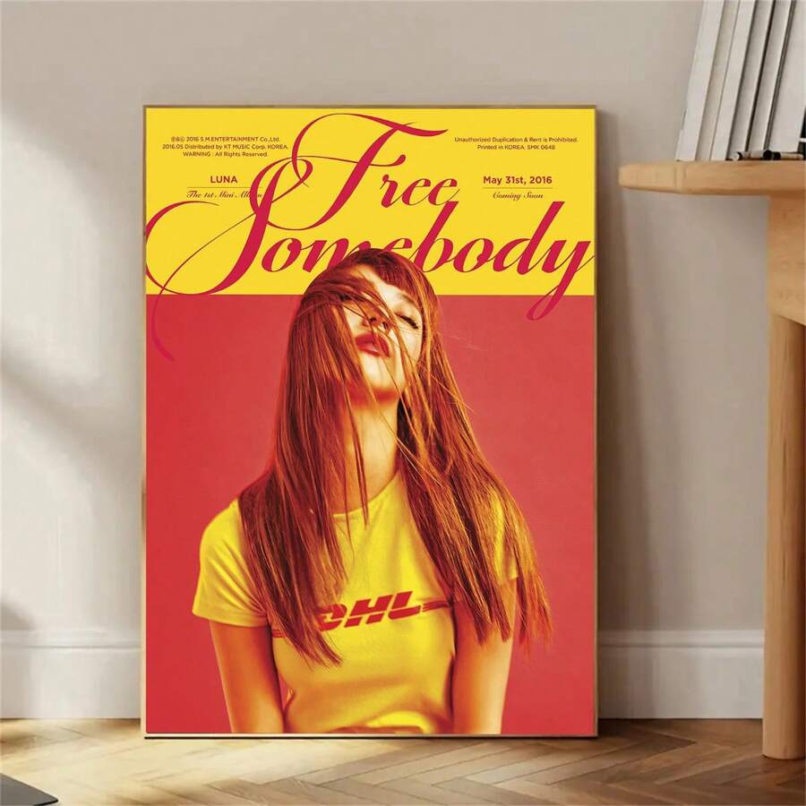 1 PC Album Poster Canvas Painting - Hip-Hop Themed Decorative Painting, Wall Art For Bedrooms, Offices, And Dorms, Gift For Music Fans, High-Quality Printed Art Signature Design, Unframed