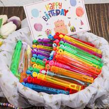 24/48 unidades Varitas de burbujas - Para bodas, fiestas, San Valentín, aniversarios, eventos interiores/exteriores, Halloween, Navidad, cumpleaños - Recuerdos de fiesta y decoraciones DIY con varitas de burbujas (solo varitas, sin solución de burbujas) 12/24/48 unidades