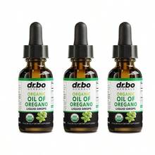 Miriyalyad Dr. Bo Organic Oil Of Oregano Liquid Drops - Immune Support, Herbal Tincture, Gut Health, Overall Health - 200 Servings & Vegan - 1 Fl O 3PCS - 3PCS - 查看 1