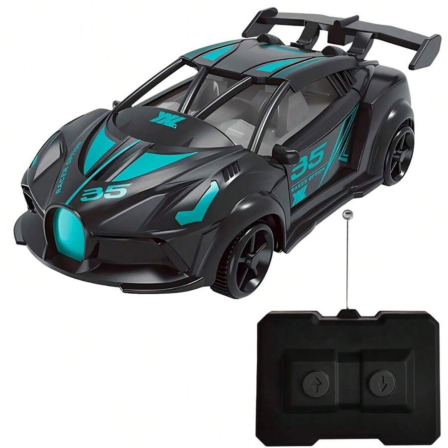 Remote Control Car Toy Racing Speed Stunts And Adrenaline - Màu xanh nhạt - Xem 1