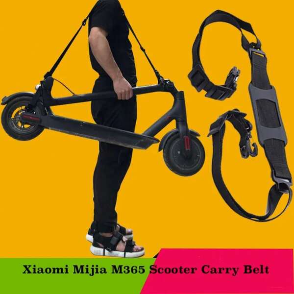 Scooter Shoulder Straps Belt Skateboard Hand Carrying Handle Belt Webbing For M365 Scooter Skateboard Accessories